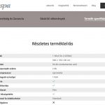 vitalspa pc jakuzzi termekspecifikacio