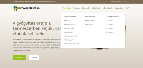 kutyaegeszseg menu pc