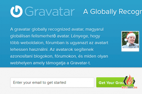 GRavatar regisztráció