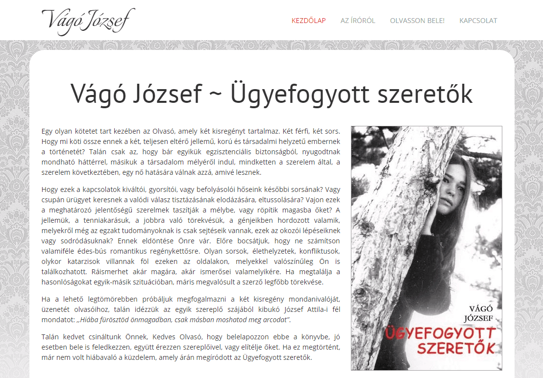 VagoJozsef.hu - vago-jozsef-konyv-kezdolap