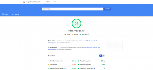 Vizipipa Eu Sebessegteszt Pageinsight Pc