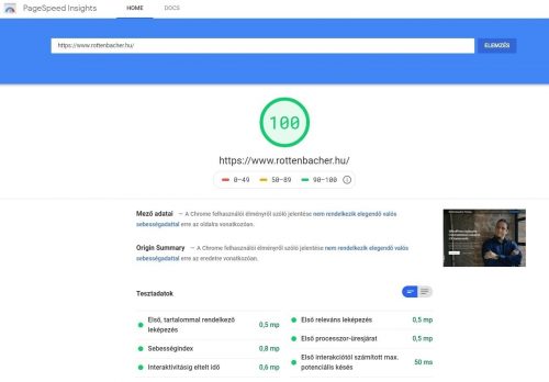 Rottenbacher Hu Pagespeedinsight Google